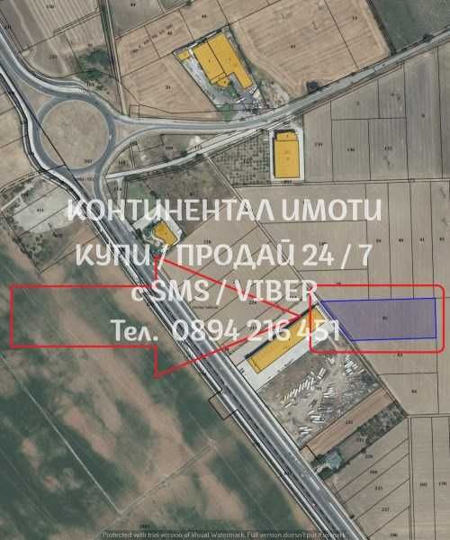 кодг 62748. Поземлен имот 8600м2 до кръговото на Асеновградско шосе