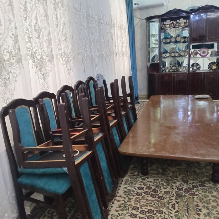 Spalni garnitura 2 ta zal mebillar divan kresla 12 tali stole stul