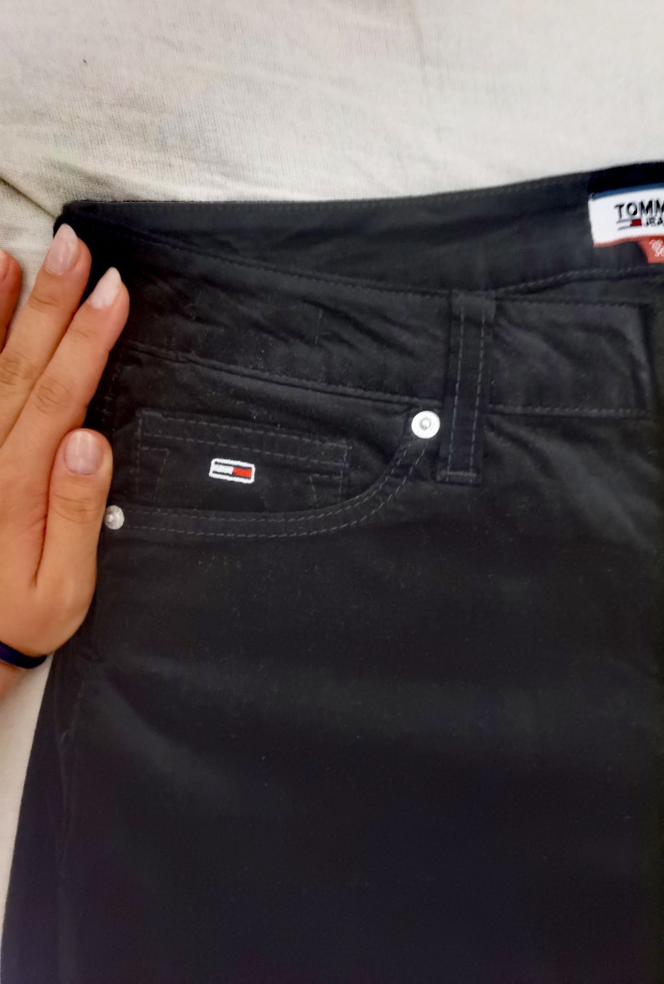 Pantaloni din catifea, nou nouti, Tommy Hilfiger, Dama