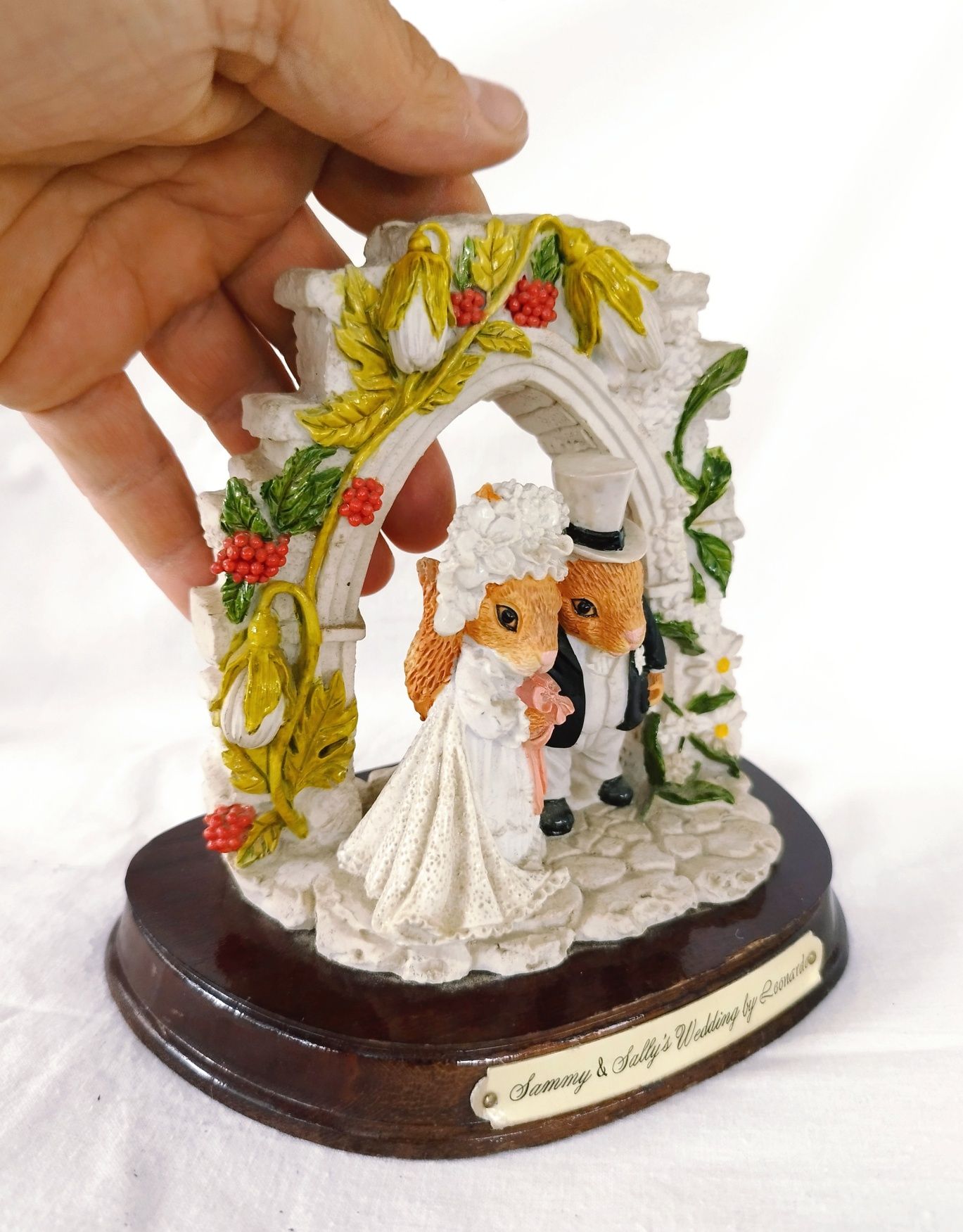 Figurină decorativă "Nunta lui Sammy și Sally", Colecția Leonardo.