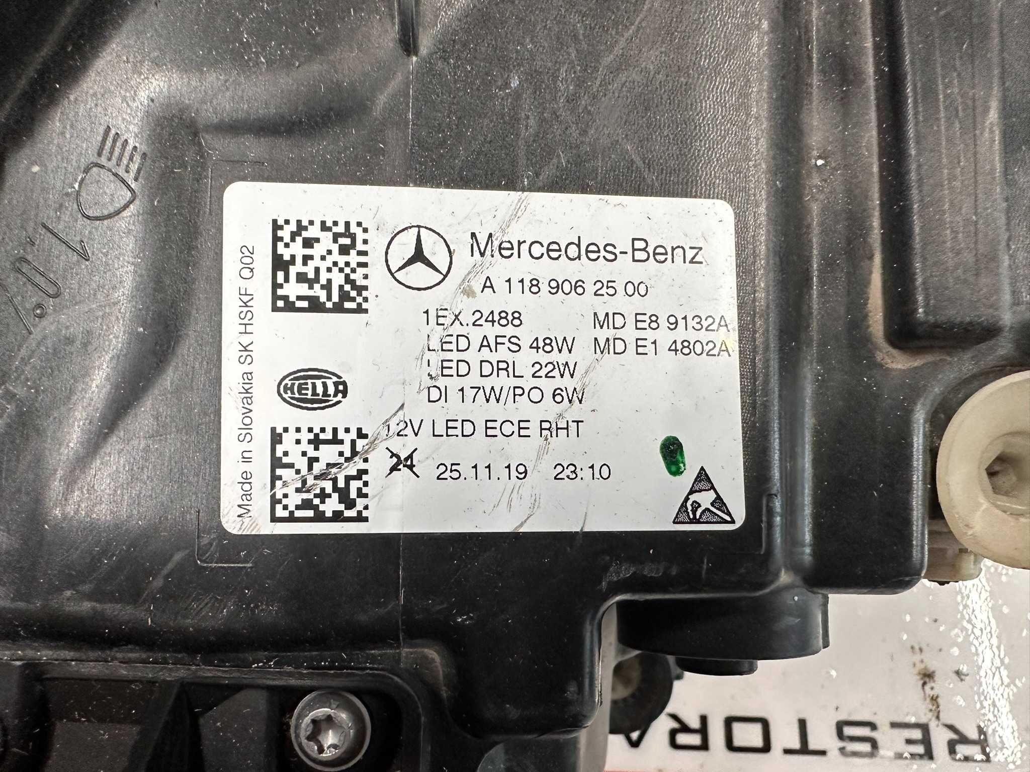Фарове фар Mercedes CLA 118 farove far Мерцедес ЦЛА 118