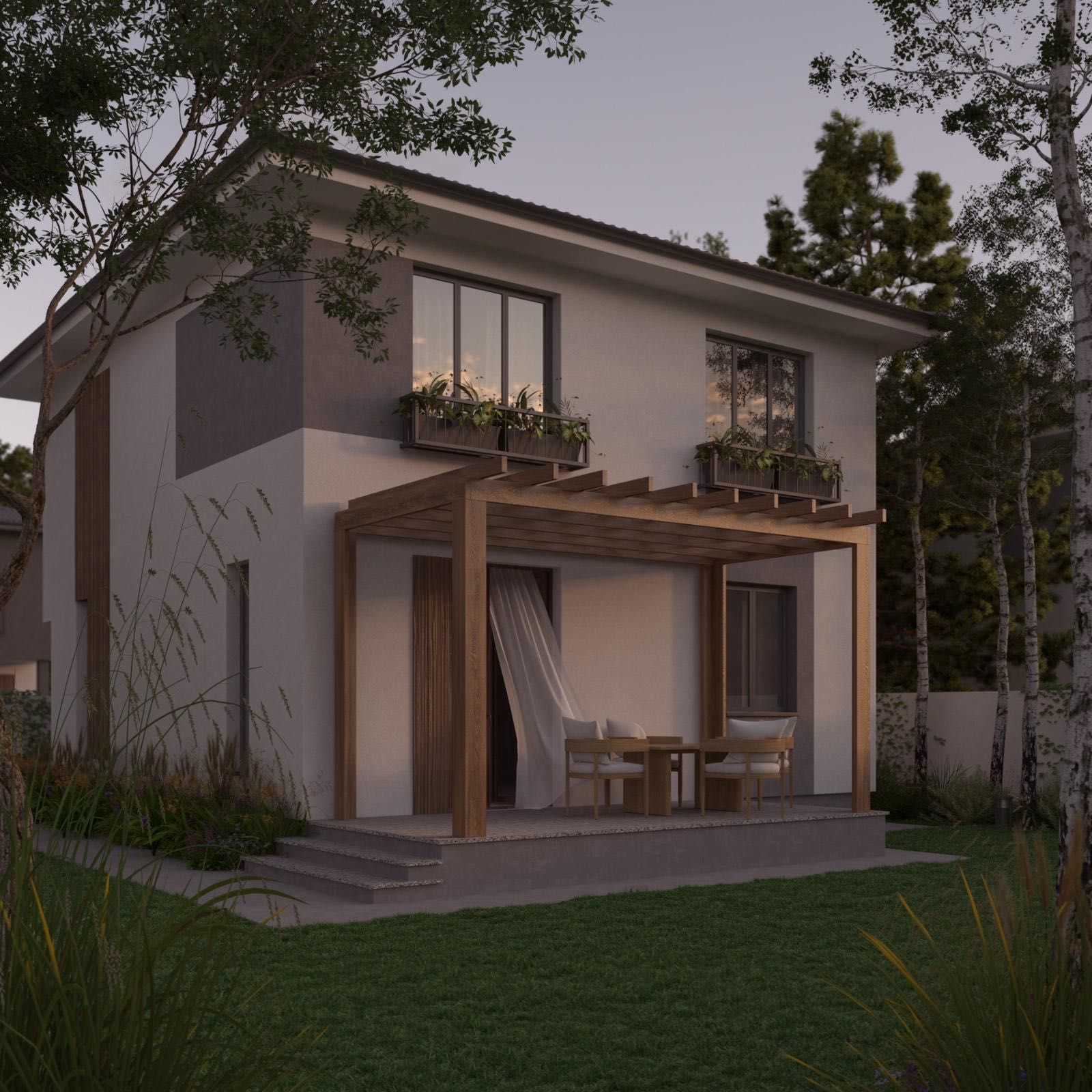 Casa Individuala Parter + Etaj | 340 mp curte | Cernica - Balaceanca