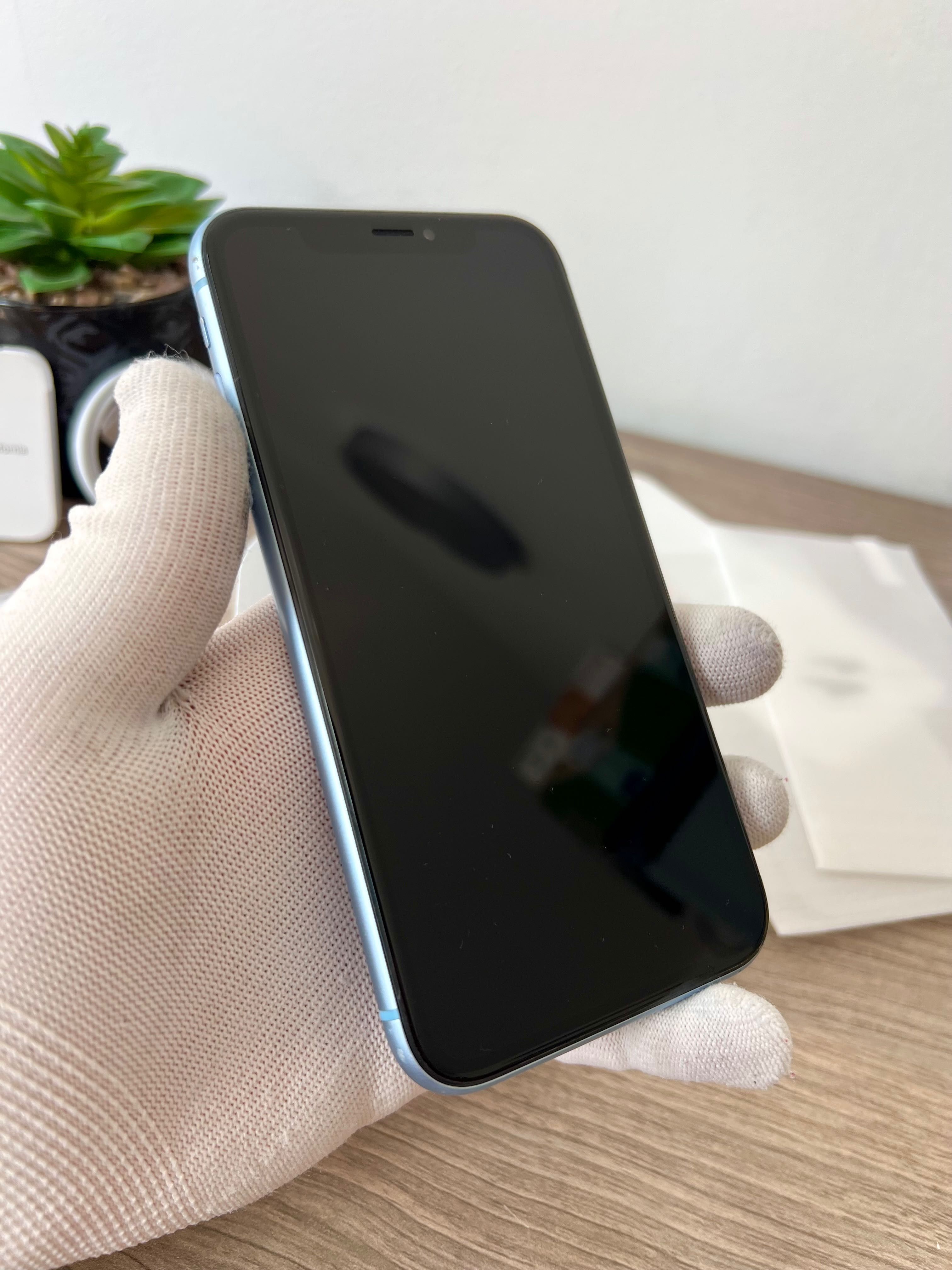 iPhone Xr, 128GB, Blue, 100% батерия, ОТЛИЧЕН, ГАРАНЦИЯ!