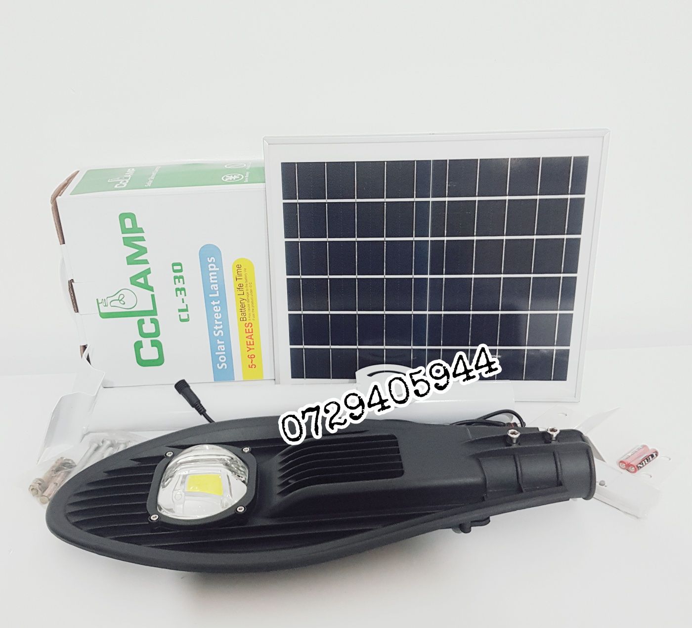 Corp iluminat exterior CL-330 lampa solara 30 W IP65