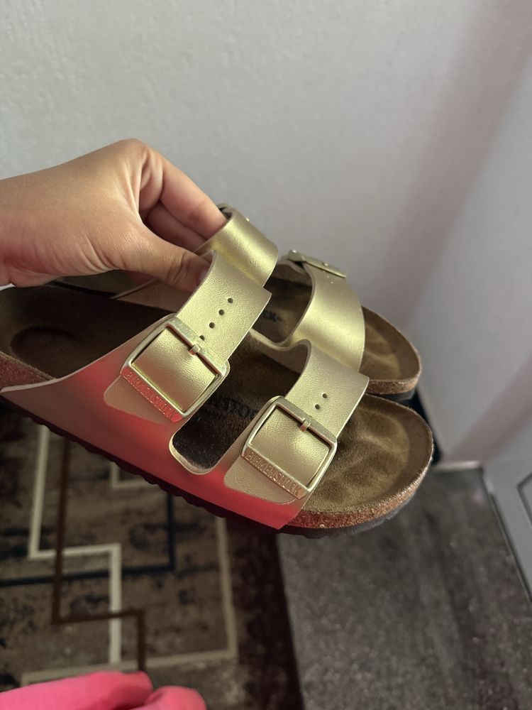 Оригинални чехли BIRKENSTOCK,ном 37,ортопедични,чисто нови