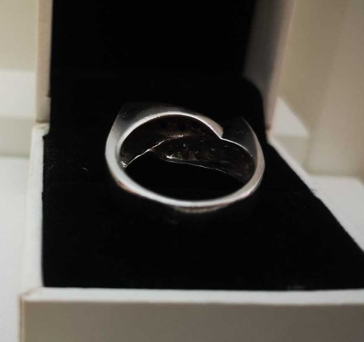 Сребърен пръстен с цирконий проба 925