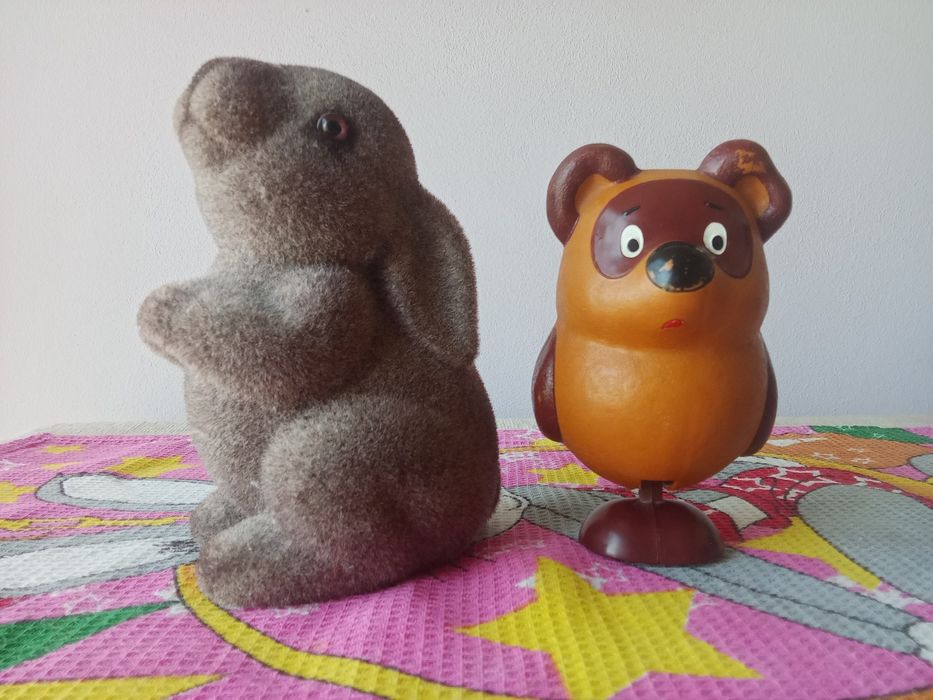 Игрушки Вини Пух и кролик копилка
