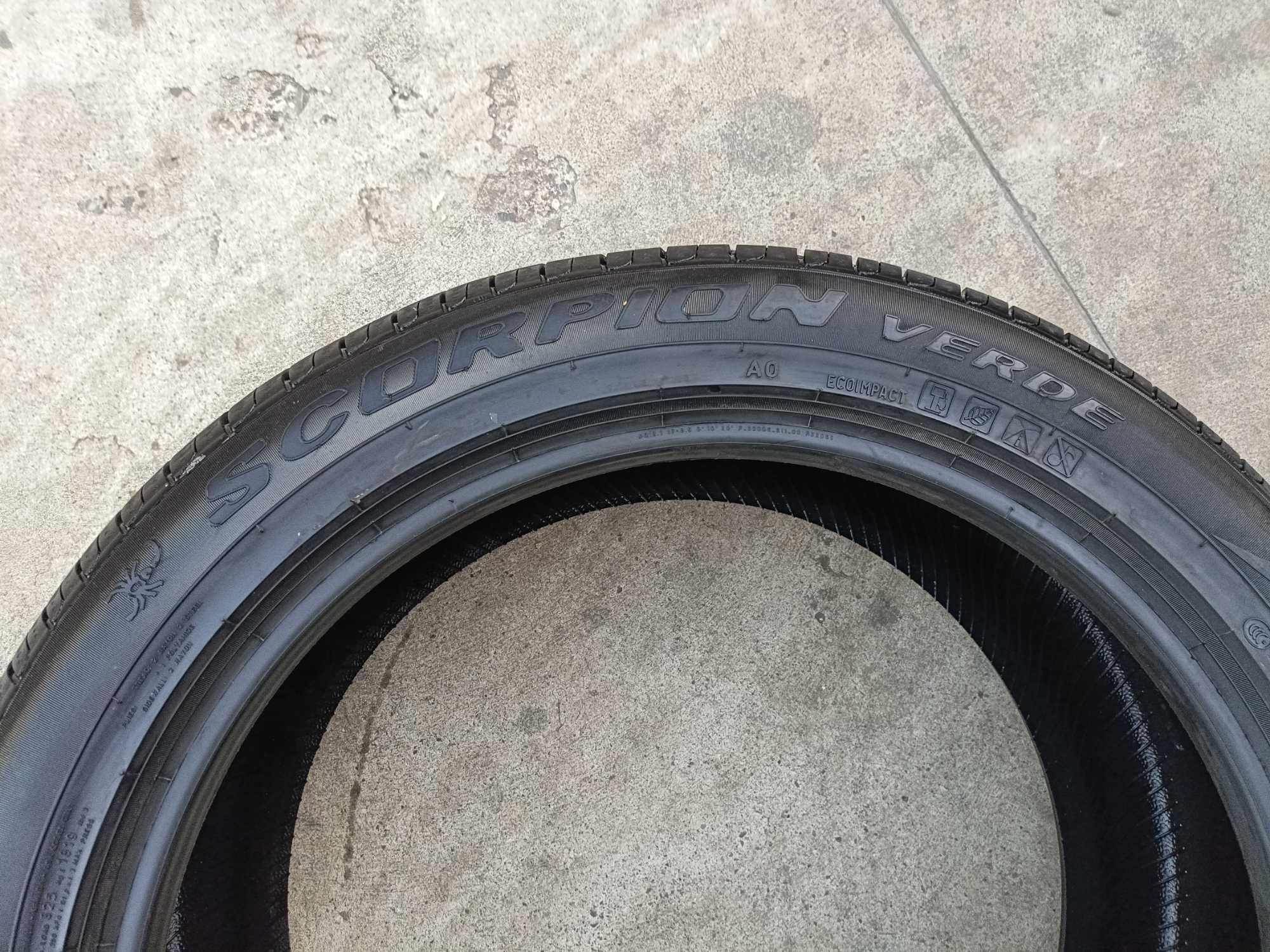 O anvelopa vara 255 45 20 pirelli scorpion verde profil 8,5 mm