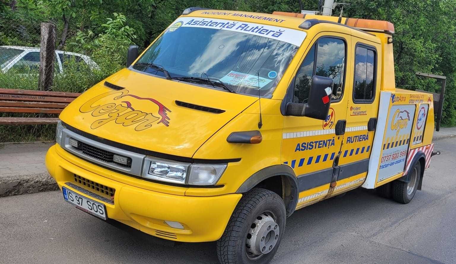 tractari -Recuperator SG 24 , Furculiță Iveco Daily 65c15 / 7 locuri