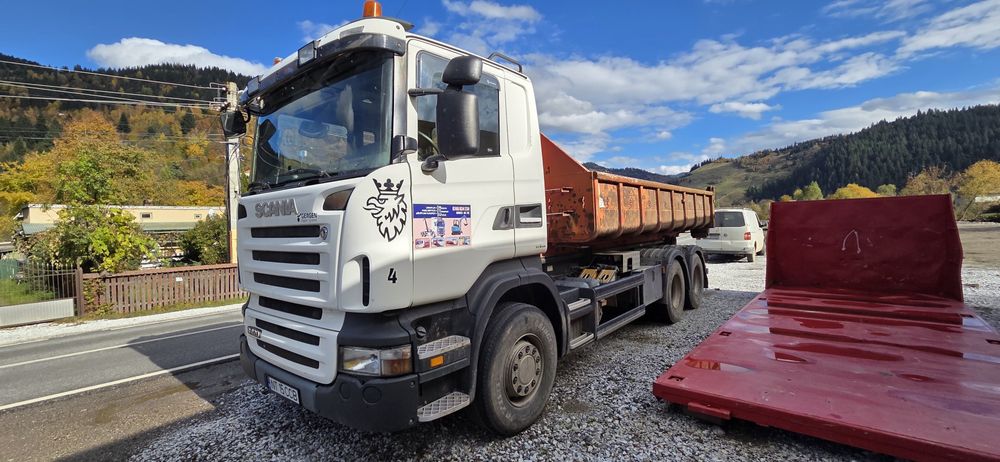 Vand camion abrollkiper Scania R420