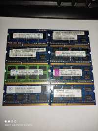 Placute memorie Ram 4gb ddr3 10600s 1333mhz - pentru laptop