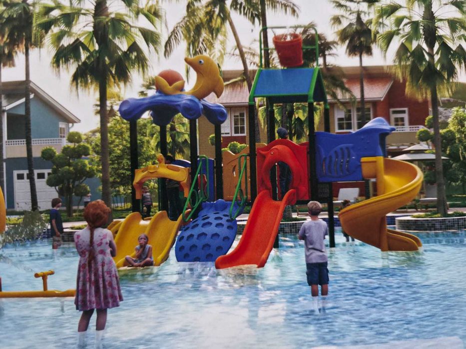 Tobogan piscina / Tobogane modular exterior / parcuri / gradina