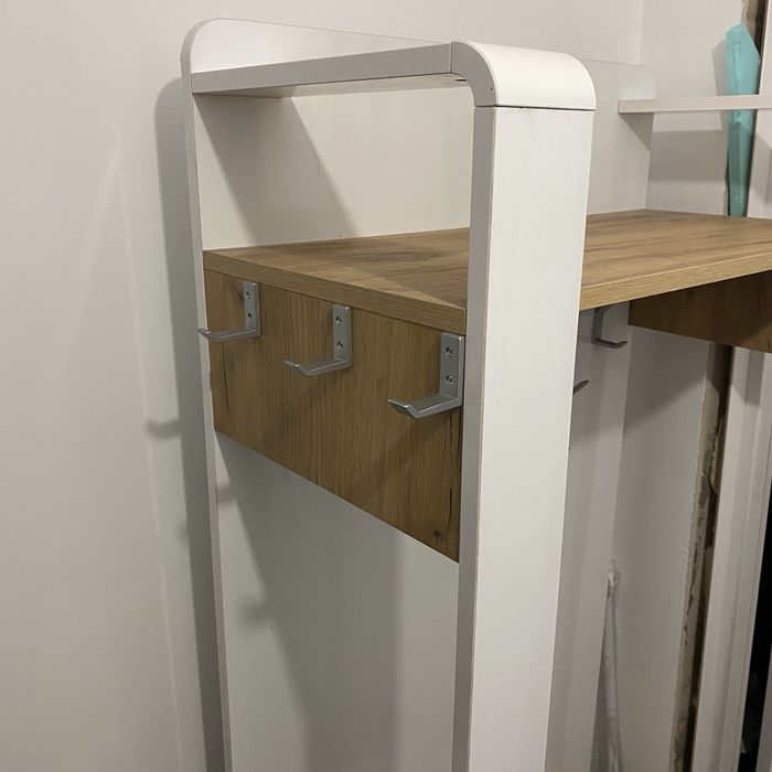 Портманто бял гланц