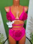 Costum de baie 2 piese Tezenis-Roz fucsia mărimea L chilot 80 sutien