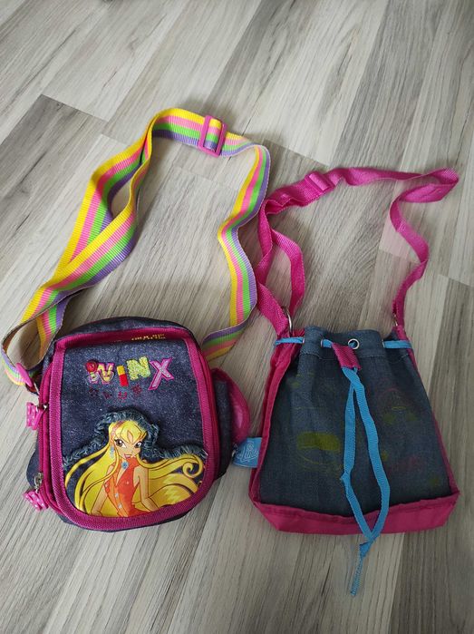 Детски дънкови чантички Winx и Soi Luna и слънчеви очила