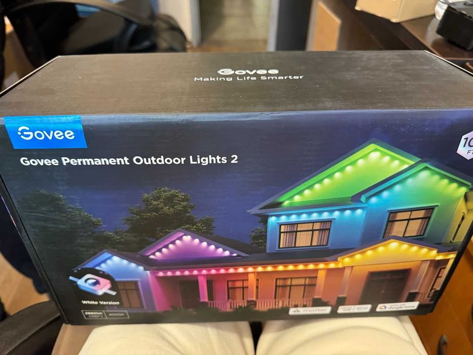 Перманентни външни осветителни тела Govee 2, 30 м RGBIC, 72 LED, IP67