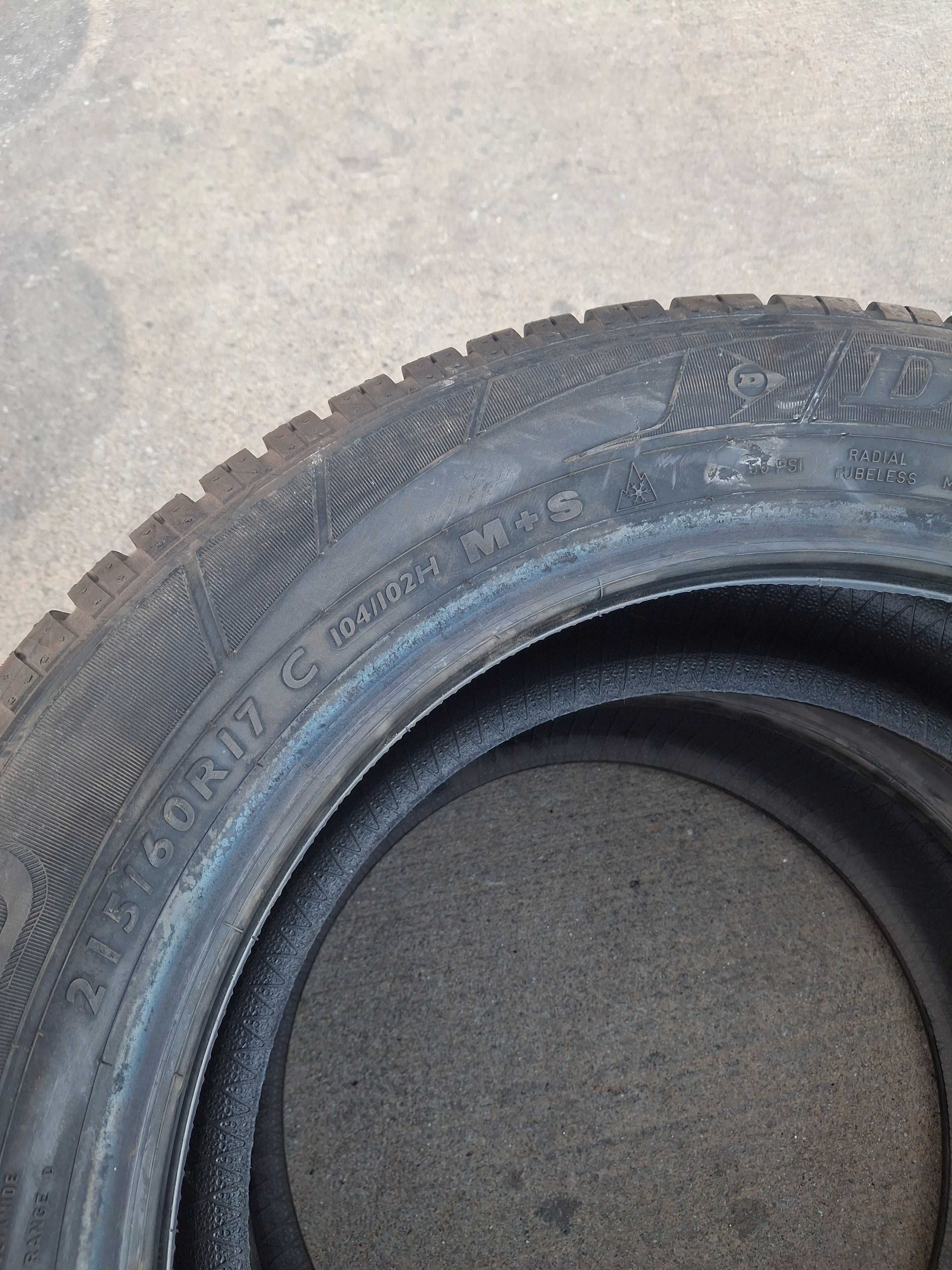 4бр. нови зимни гуми Dunlop 215/60/17C