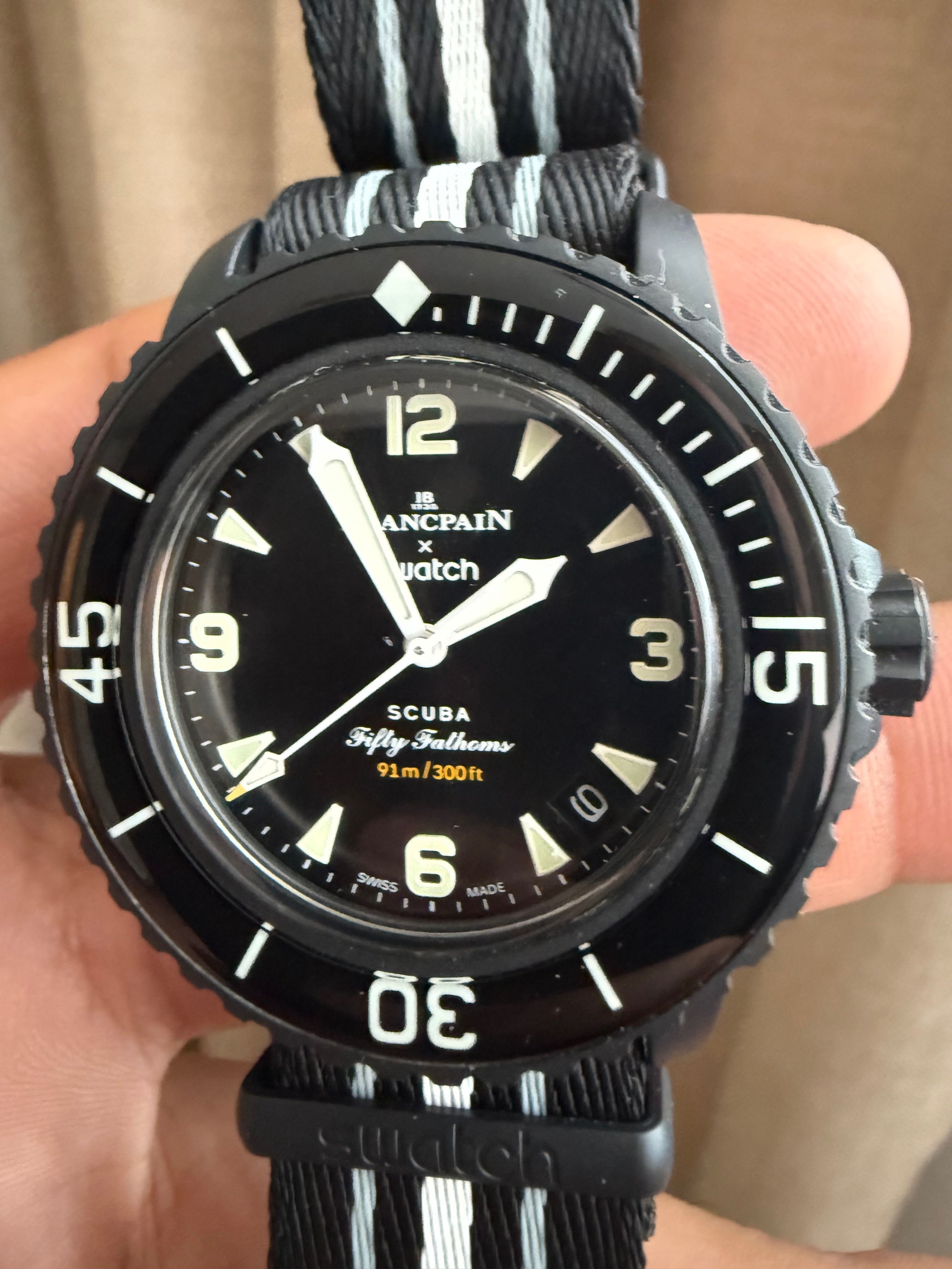 Blancpain x Swatch OCEAN OF STORMS - Black