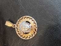 Златен медальон с бяло злато 4гр. -320  лв.