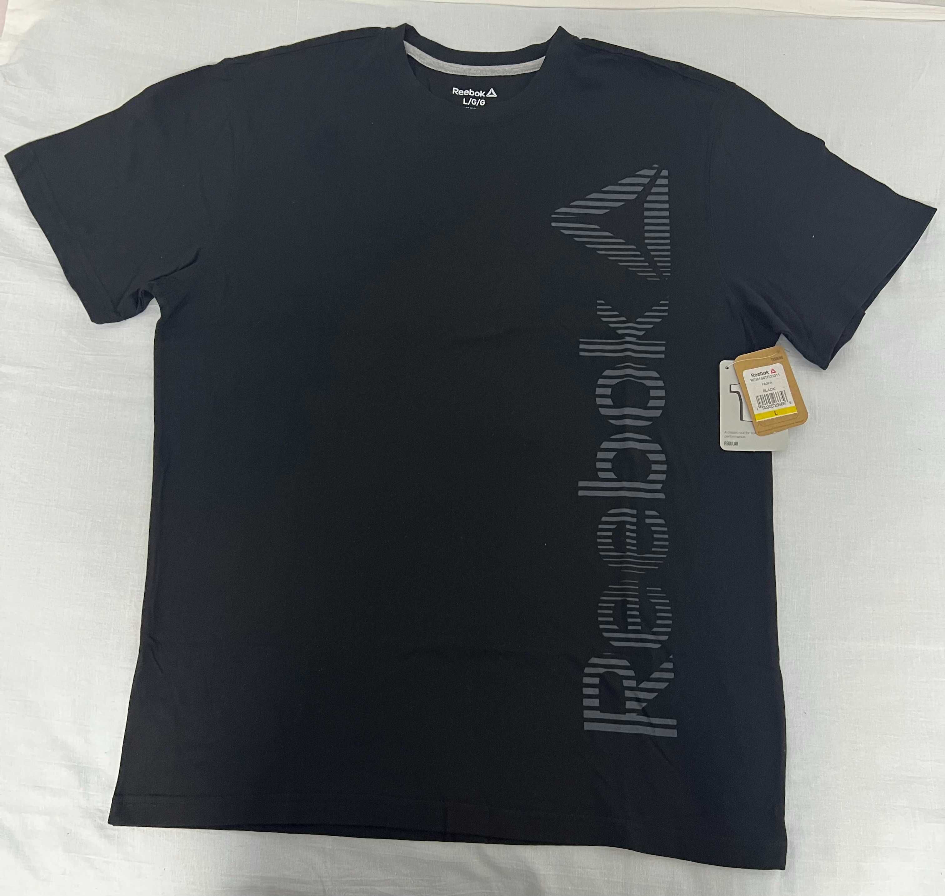 Reebok, мъжка тениска, рамери S, L, черна
