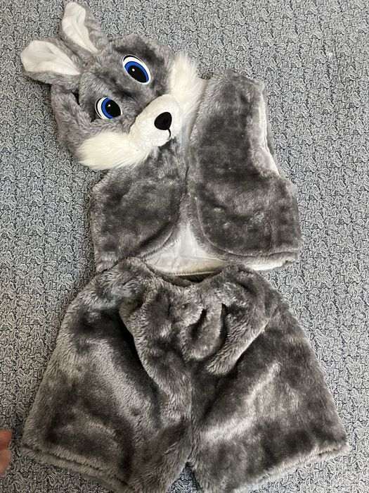 Новогодний  детский костюм зайца