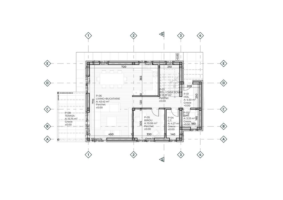 Casă noua de vânzare + teren 1.100 mp – zona metropolitană Cluj-Napoca
