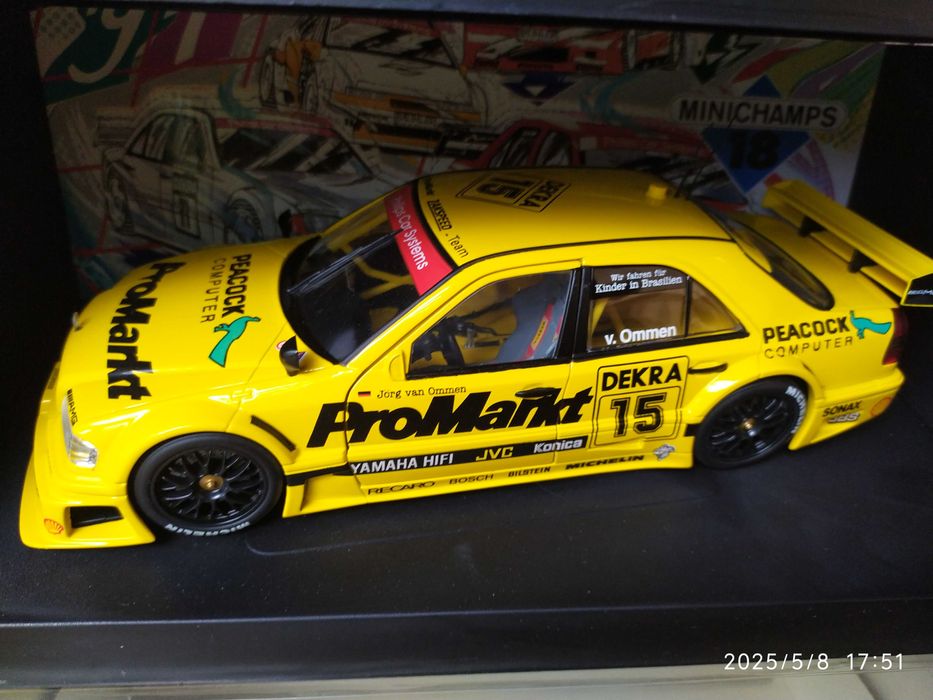 1:18 Метален модел на MERCEDES C-Klass DTM Team AMG - UT models