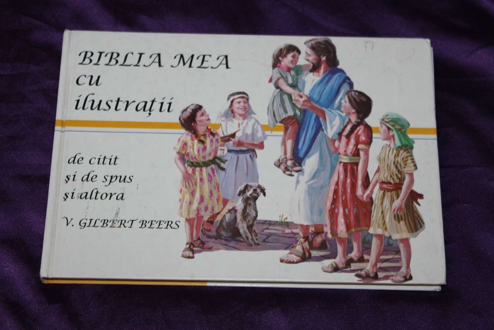 lot 2 carti Biblila pentru copii 542 pag Biblia mea cu ilustratii