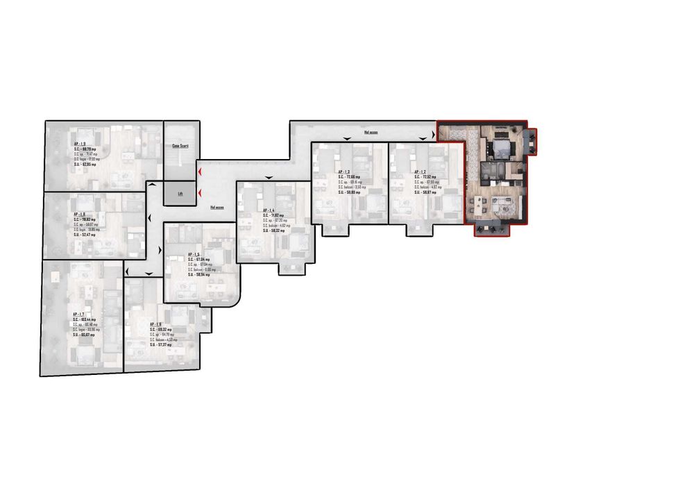 Apartament de vânzare – Nr. 5 | Sophie Residence, Oradea