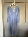 Vand rochie de ocazie midi superba baby blue