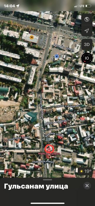 М.Улугбек тумани гулсанам ку́ча (ттз)да 7 сотих 8 хона СОТИЛАДИ