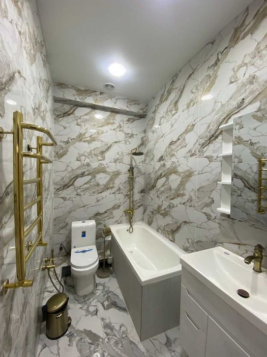 Студия на 9 ом этаже на Миллий Бог