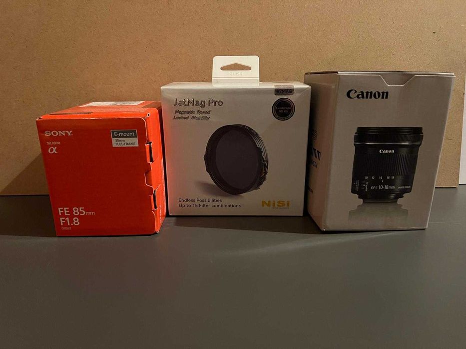 Obiectiv Sony SEL85F18 / Canon EFS 10-18 / JetMag Pro NiSi Filter
