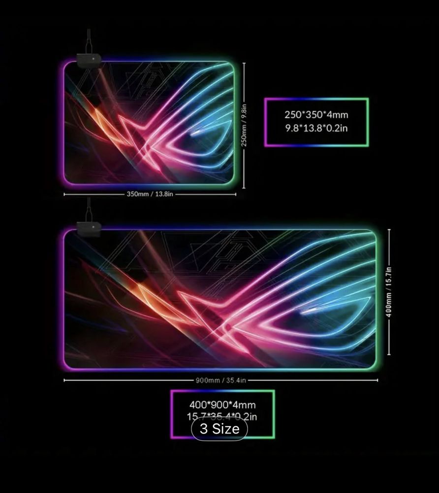 Setup de gamer? Ia-ți Mouse Pad RGB la preț mic!