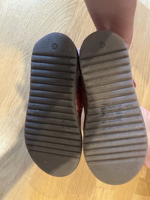 Balerini Rosii de piele nr 29