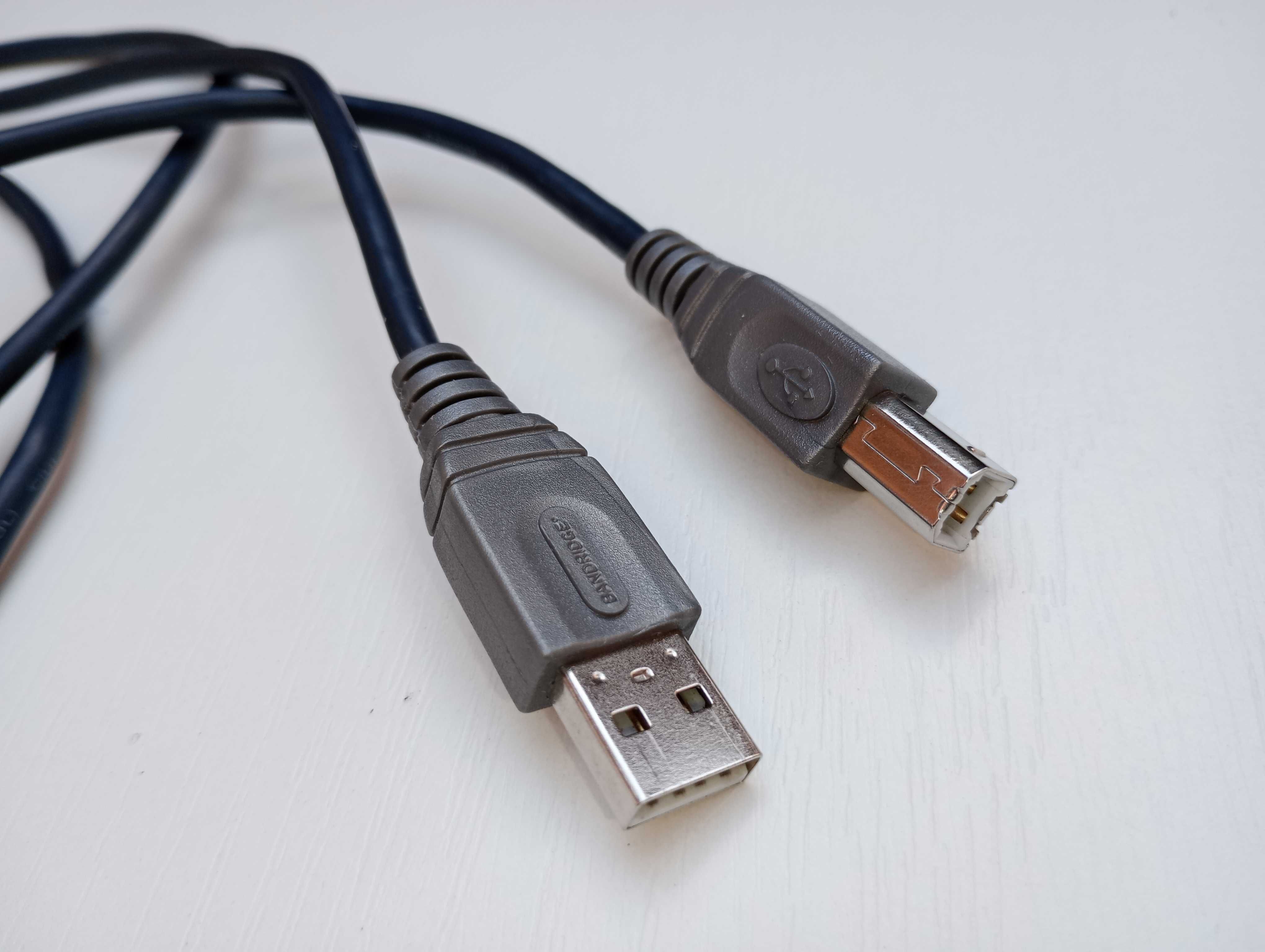 Cablu Bandridge,ecranare,mufa USB type B,1.8m pt imprimanta,scaner