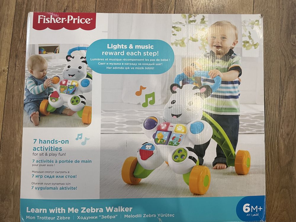 Музикална проходилка Fisher Price Zebra