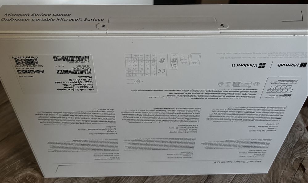 Microsoft Surface Laptop 7th edition An:2025
