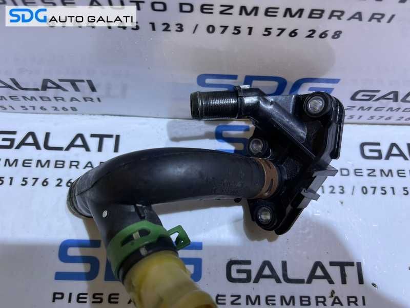 Furtun Conducta Apa Carcasa Termostat Motor Renault Megane 2 1.5 DCI 2002 - 2008 Cod 800386720 [L7649]