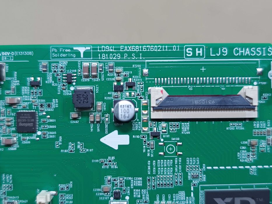 Placă de bază TV EAX68167602(1.0) testată OK