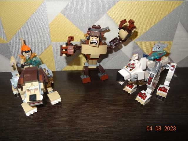 Констр-ры LEGO Легендарные звери Сhima (3 шт.) и Hero Factory Стормер