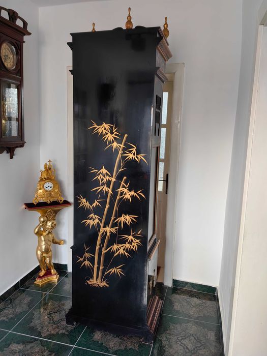 pendula,ceas,de podea,nemtesc,FRANZ HERMLE,8 ciocanele,3 melodii