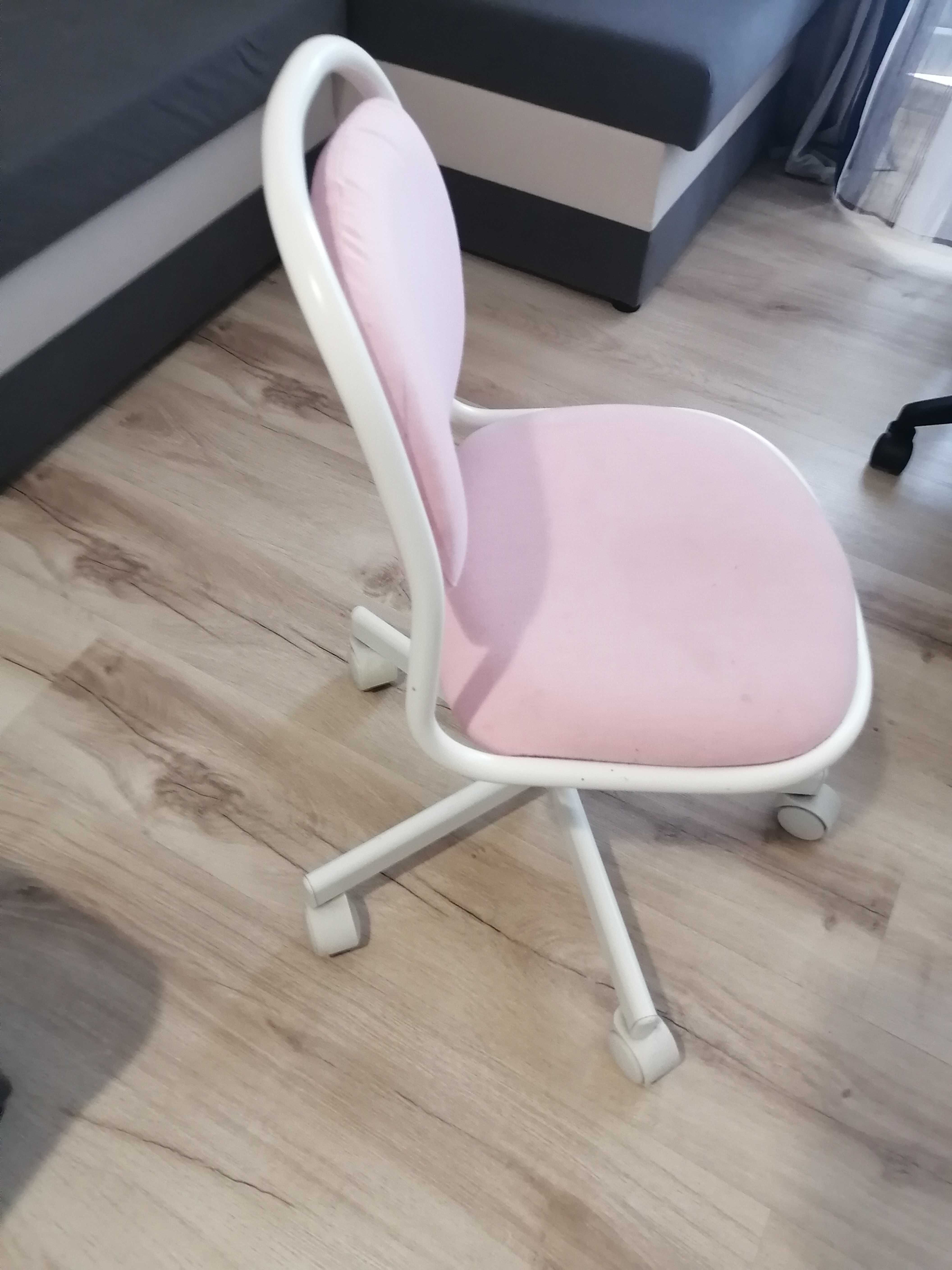 Scaun birou copii roz