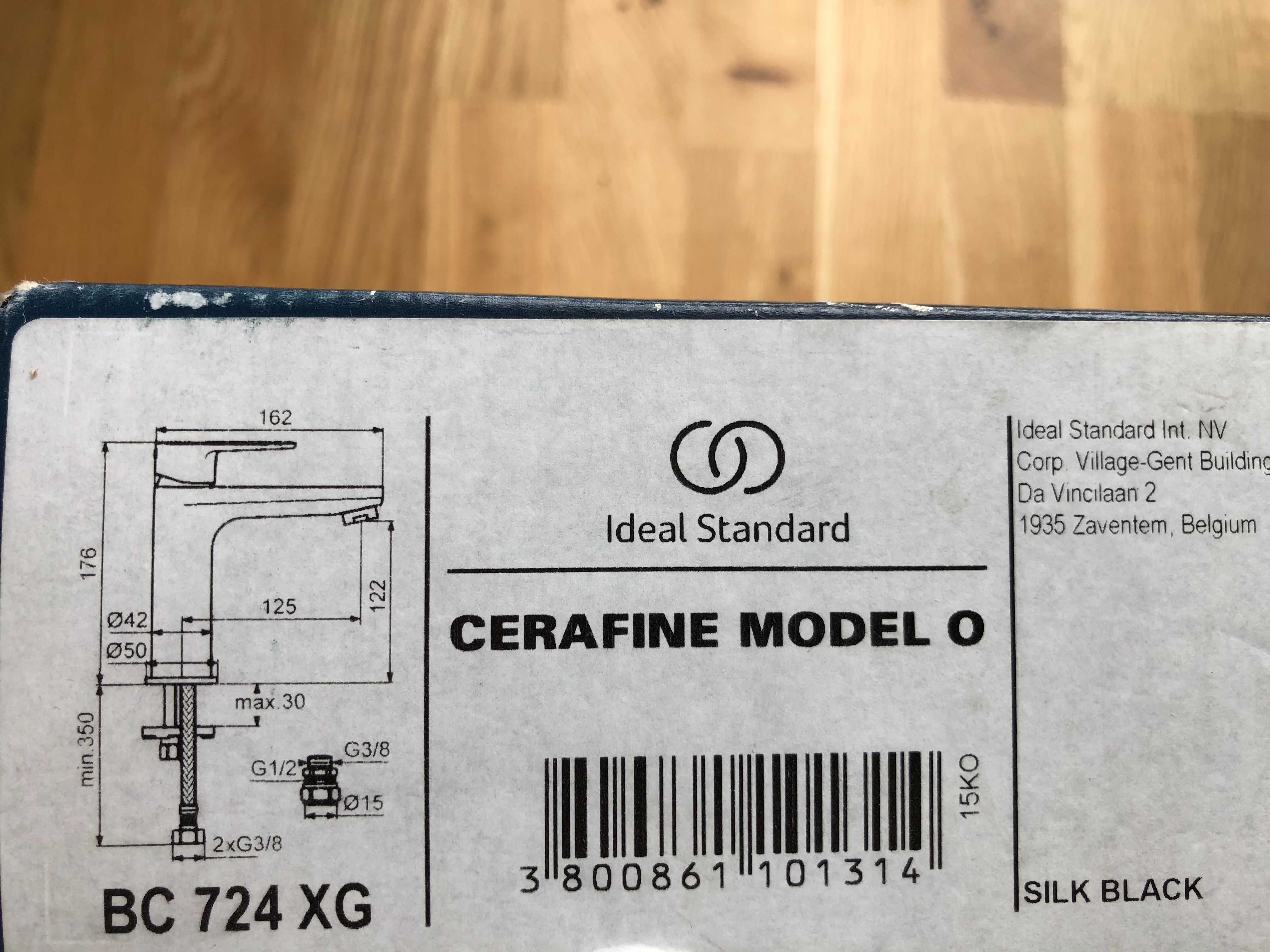 Смесител за умивалник Ideal Standard - CERAFINE O - Silk black