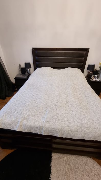 Cuvertura pentru pat din dantela alba