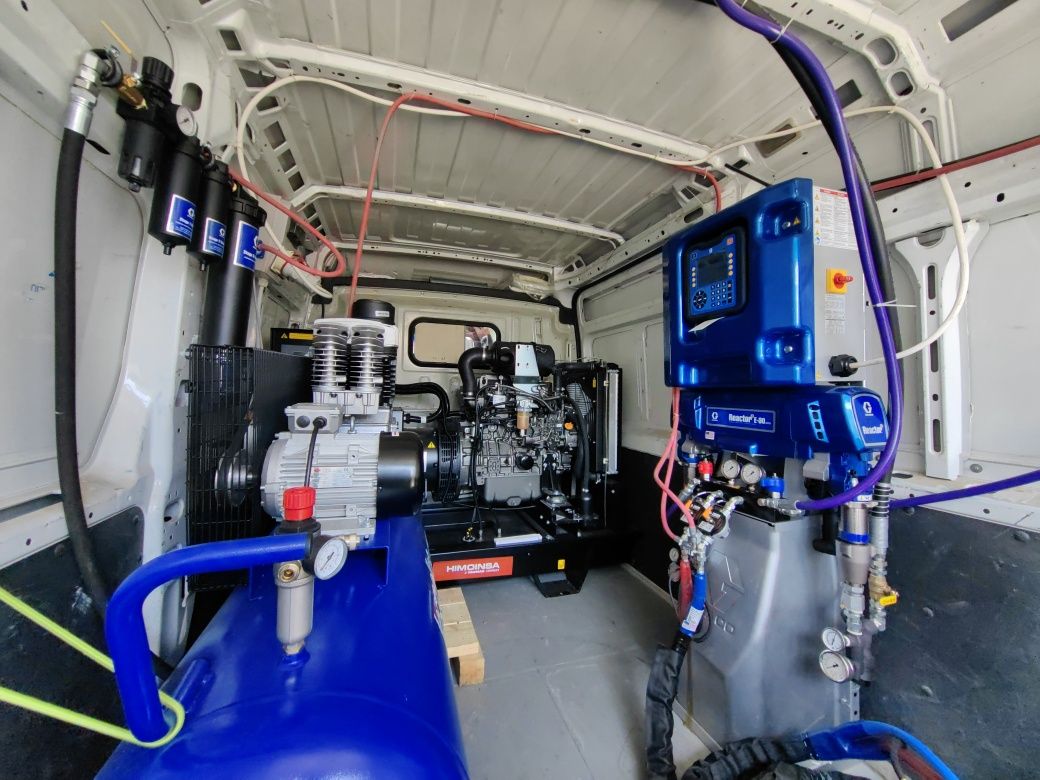 Spuma poliuretanica Graco reactor E 30
