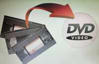 Transfer casete video VHS MiniDV VHS-C HI8 VHSC