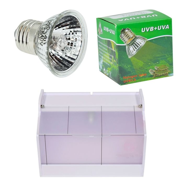 UVА+UVB халогенна инфраред лампа за терариум