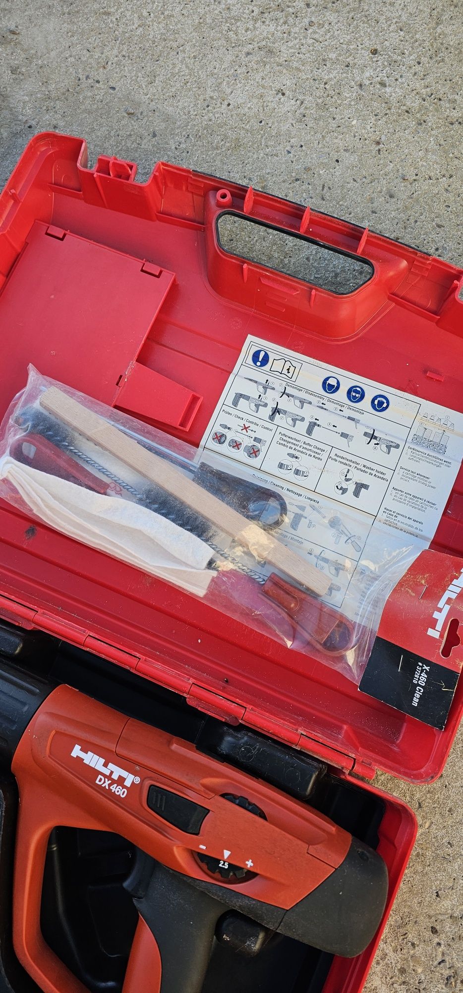 pistol hilti dx460