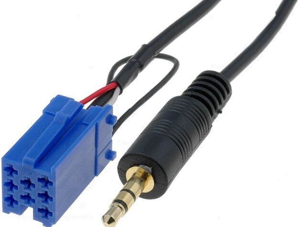 Mini ISO 8 Pini Adaptor Auxiliar Cablu Adaptor Auxiliar AUX JACK 3.5
